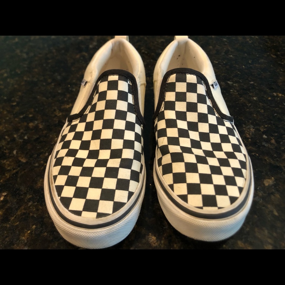 Vans Checkerboard Youth Slip-On size 4Y